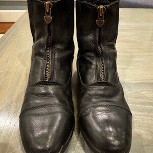 Ariat® Ladies’ Zip Paddock Boots Black, size 7.5